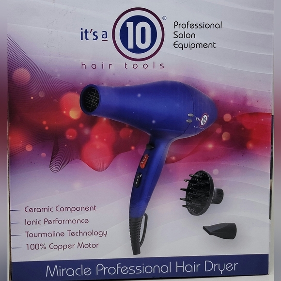 It's a 10 Hair Tools Miracle Professional Hair Dryer New Open Box - Picture 1 of 7